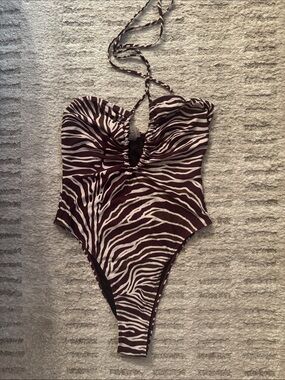 Musera Resort Halterneck Plunge Swimsuit